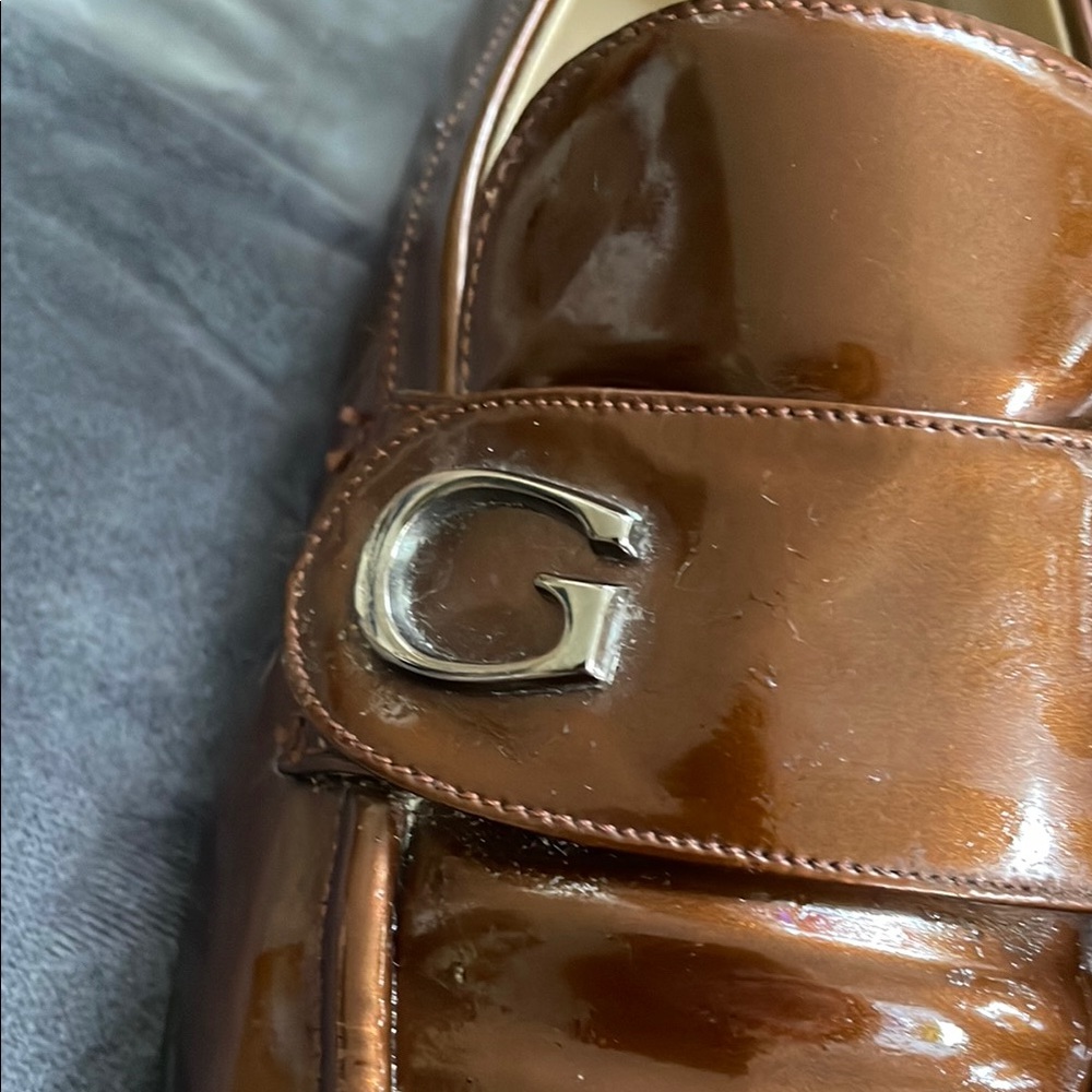 Gucci gold Patent Leather Loafers - Picture 12 of 13